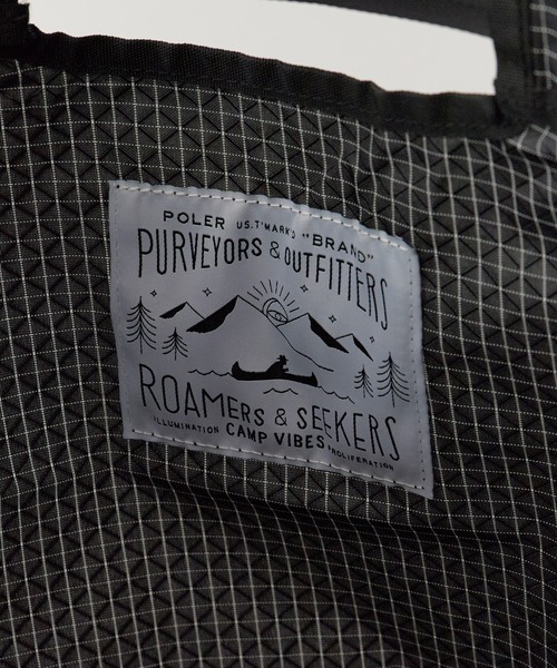 POLeR(ポーラー)の「POLeR/ポーラー KNAPSACK2.0 ナップサック 2026年春夏(バックパック/リュック・メンズ・オレンジ/グリーン/ブラック・ONE SIZE)」の6枚目の写真