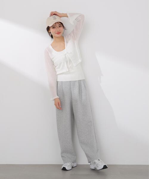 PROPORTION BODY DRESSING(プロポーションボディドレッシング)の「ラメシアーニットアンサンブル / 1216170411(アンサンブル・レディース・ホワイト/ピンク/ベージュ・FREE)」の5枚目の写真