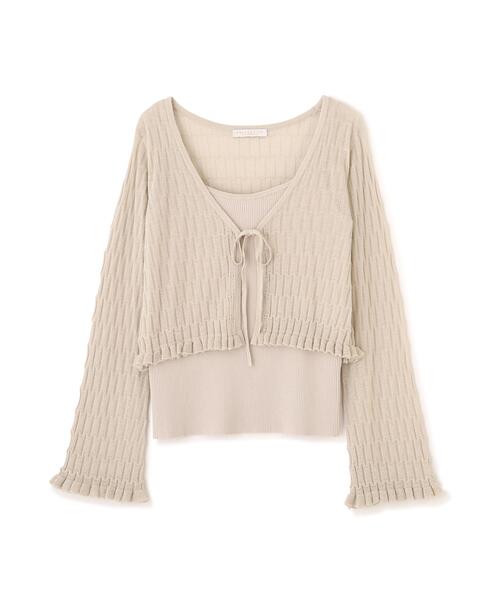 PROPORTION BODY DRESSING(プロポーションボディドレッシング)の「ラメシアーニットアンサンブル / 1216170411(アンサンブル・レディース・ホワイト/ピンク/ベージュ・FREE)」の21枚目の写真