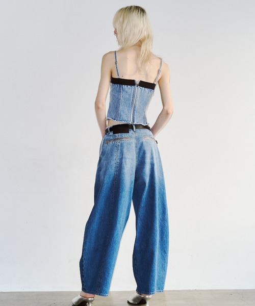 JOSE MOON（ジョゼムーン）の「DENIM BUSTIER/デニムビスチェ