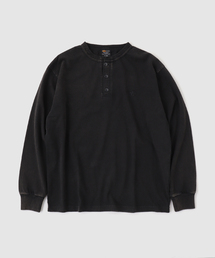 Alpha Industries（アルファインダストリーズ）の「ALPHA INDUSTRIES / アルファ インダストリーズ SNOW WASH LS HENLEY NECK（Tシャツ/カットソー）」