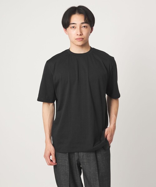 green label relaxing(グリーンレーベルリラクシング)の「<gim>26SS アメリカンシーアイランド ビズ Tシャツ -吸水速乾-(Tシャツ/カットソー・メンズ・ライトブルー/ブラック/ホワイト/ベージュ・M/L/S/XL)」の3枚目の写真