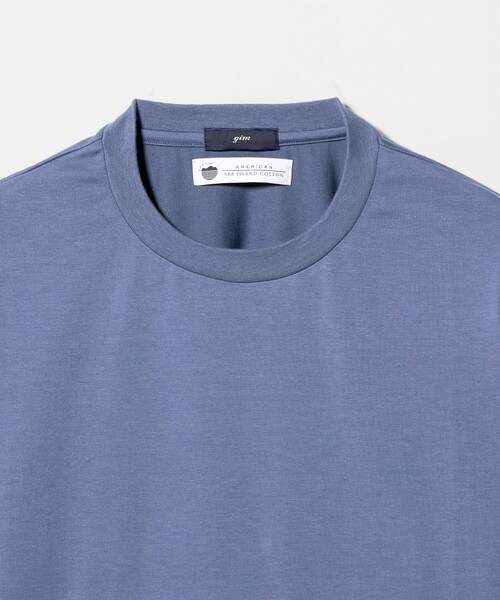 green label relaxing(グリーンレーベルリラクシング)の「<gim>26SS アメリカンシーアイランド ビズ Tシャツ -吸水速乾-(Tシャツ/カットソー・メンズ・ライトブルー/ブラック/ホワイト/ベージュ・M/L/S/XL)」の10枚目の写真
