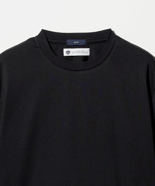 green label relaxing(グリーンレーベルリラクシング)の「<gim>26SS アメリカンシーアイランド ビズ Tシャツ -吸水速乾-(Tシャツ/カットソー・メンズ・ライトブルー/ブラック/ホワイト/ベージュ・M/L/S/XL)」の17枚目の写真