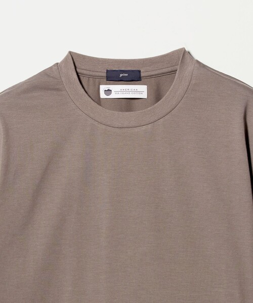 green label relaxing(グリーンレーベルリラクシング)の「<gim>26SS アメリカンシーアイランド ビズ Tシャツ -吸水速乾-(Tシャツ/カットソー・メンズ・ライトブルー/ブラック/ホワイト/ベージュ・M/L/S/XL)」の20枚目の写真