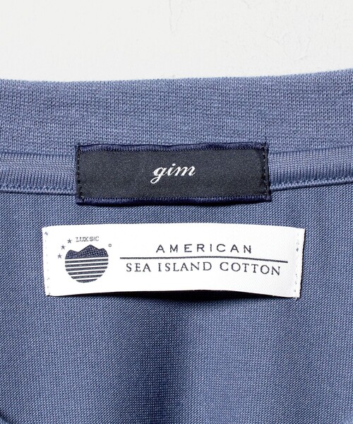 green label relaxing(グリーンレーベルリラクシング)の「<gim>26SS アメリカンシーアイランド ビズ Tシャツ -吸水速乾-(Tシャツ/カットソー・メンズ・ライトブルー/ブラック/ホワイト/ベージュ・M/L/S/XL)」の22枚目の写真