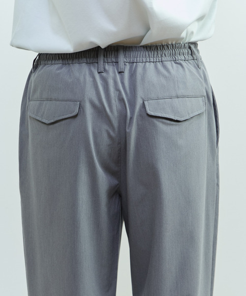 MEN'S MELROSE（メンズメルローズ）の「スマートテックスリラックステーパードパンツ（スラックス・メンズ・グレー・2/3）」の8枚目の写真
