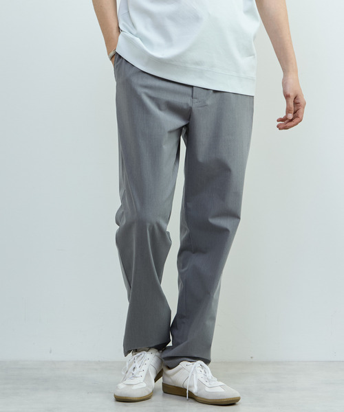 MEN'S MELROSE（メンズメルローズ）の「スマートテックスリラックステーパードパンツ（スラックス・メンズ・グレー・2/3）」の12枚目の写真
