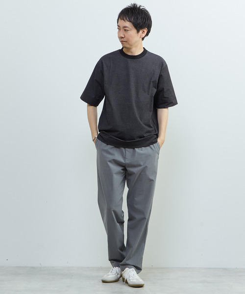 MEN'S MELROSE（メンズメルローズ）の「スマートテックスリラックステーパードパンツ（スラックス・メンズ・グレー・2/3）」の13枚目の写真