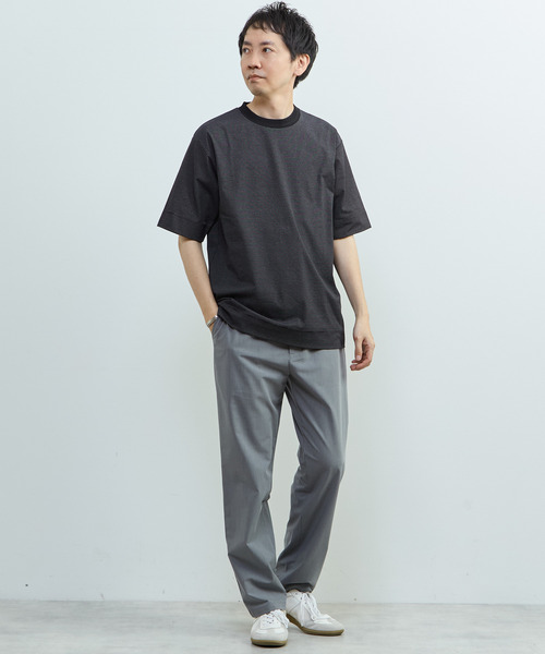 MEN'S MELROSE（メンズメルローズ）の「スマートテックスリラックステーパードパンツ（スラックス・メンズ・グレー・2/3）」の14枚目の写真
