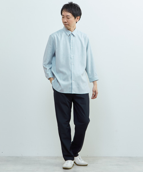 MEN'S MELROSE（メンズメルローズ）の「スマートテックスリラックステーパードパンツ（スラックス・メンズ・グレー・2/3）」の21枚目の写真