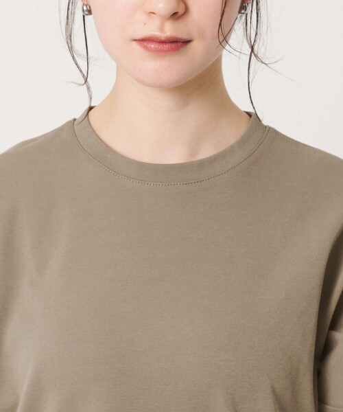 BEAUTY&YOUTH UNITED ARROWS（ビューティーアンドユースユナイテッドアローズ）の「【WEB限定 Wardrobe DAILY MINIMAL】パフスリーブ カットワンピース UVカット 接触冷感（ワンピース・レディース・ブラック/レッド/ダークブラウン/モカ・FREE）」の19枚目の写真