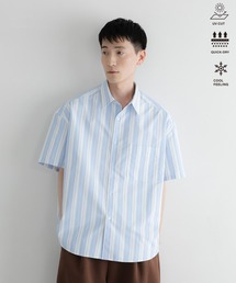 LOWRYS FARM | 【LFM(U)】ワイドレギュラーシャツＳＳ/接触冷感・UVカット・クイックドライ　 658966(シャツ/ブラウス)