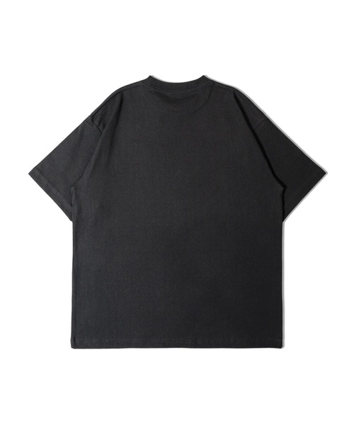 HOUSTON(ヒューストン)の「HOUSTON-MACKTRUCKS HEAVYWEIGHT PT TEE①(Tシャツ/カットソー・メンズ・ブラック/ホワイト・M/L)」の3枚目の写真