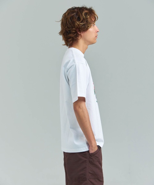 HOUSTON(ヒューストン)の「HOUSTON-MACKTRUCKS HEAVYWEIGHT PT TEE①(Tシャツ/カットソー・メンズ・ブラック/ホワイト・M/L)」の10枚目の写真