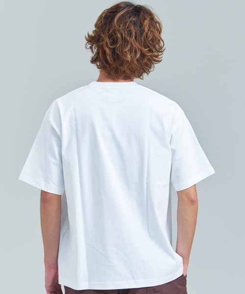 HOUSTON(ヒューストン)の「HOUSTON-MACKTRUCKS HEAVYWEIGHT PT TEE①(Tシャツ/カットソー・メンズ・ブラック/ホワイト・M/L)」の13枚目の写真