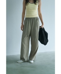 PAJAMA LOOK STRIPE PANTS