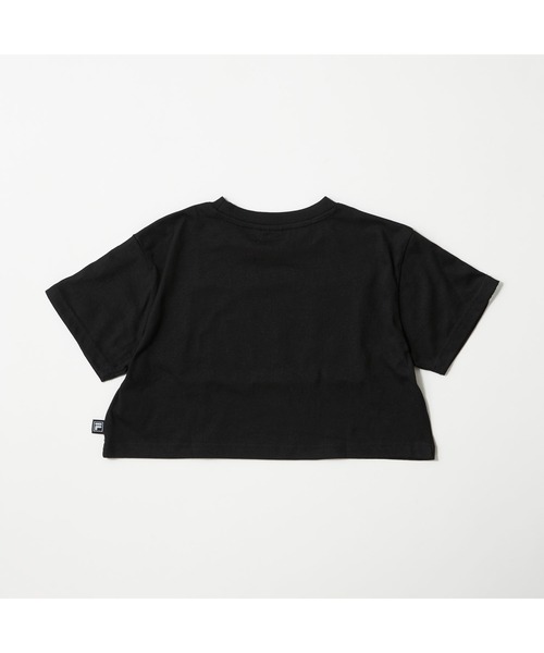 FILA(フィラ)の「FILA フィラ 半袖Tシャツ ロゴプリント ショート丈(Tシャツ/カットソー・キッズ・ブラック/サックスブルー/オフホワイト・110cm/120cm/130cm/140cm/150cm/160cm)」の6枚目の写真