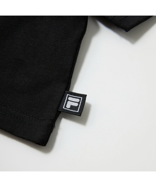 FILA(フィラ)の「FILA フィラ 半袖Tシャツ ロゴプリント ショート丈(Tシャツ/カットソー・キッズ・ブラック/サックスブルー/オフホワイト・110cm/120cm/130cm/140cm/150cm/160cm)」の16枚目の写真