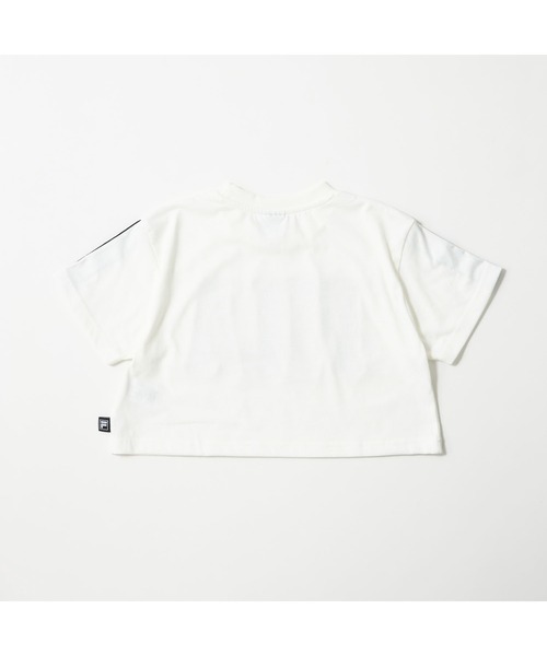 FILA(フィラ)の「FILA フィラ 半袖Tシャツ ロゴプリント ショート丈(Tシャツ/カットソー・キッズ・ブラック/サックスブルー/オフホワイト・110cm/120cm/130cm/140cm/150cm/160cm)」の10枚目の写真