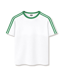 BASIC LABEL（ベーシックラベル）の「スぺンサー オーバーサイズ トラック 半袖Tシャツ 4カラー [BLSE_3501]（Tシャツ/カットソー）」