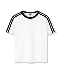Spencer Oversized fit track short-sleeved T-shirt 4 Color [BLSE_3501]