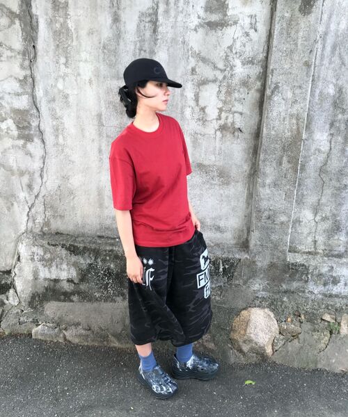 FREEMARIO（フリーマリオ）の「トレブルカモバミューダスウェットパンツ[ブラック]（その他パンツ・レディース・ブラック・FREE）」の9枚目の写真