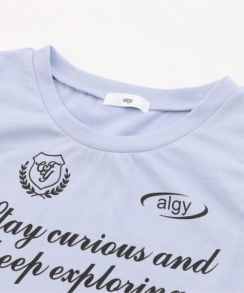 algy（アルジー）の「メッシュ半袖Tシャツ&ミニワンピ セット（ワンピース・キッズ・ブラック/サックスブルー・130/140/150/160）」の6枚目の写真