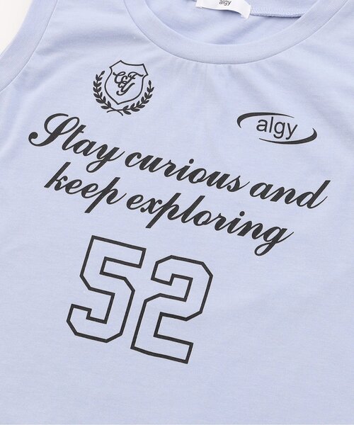 algy（アルジー）の「メッシュ半袖Tシャツ&ミニワンピ セット（ワンピース・キッズ・ブラック/サックスブルー・130/140/150/160）」の7枚目の写真