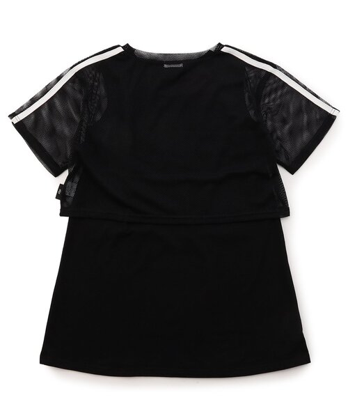 algy（アルジー）の「メッシュ半袖Tシャツ&ミニワンピ セット（ワンピース・キッズ・ブラック/サックスブルー・130/140/150/160）」の10枚目の写真