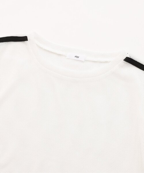 algy（アルジー）の「メッシュ半袖Tシャツ&ミニワンピ セット（ワンピース・キッズ・ブラック/サックスブルー・130/140/150/160）」の12枚目の写真