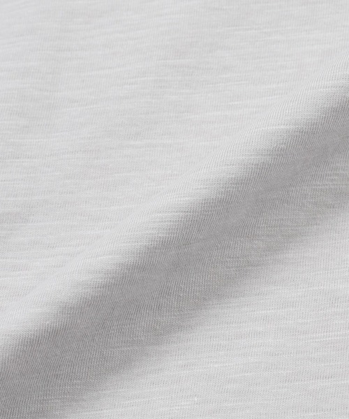 TETE（テット）の「【TETE SELECTION】オーストラリアコットンスラブクルーTシャツ/クルーネック 胸ポケット 半袖（Tシャツ/カットソー・メンズ・ネイビー/サーモンピンク/ホワイト/ブラウン/グレー・X-LARGE/LARGE/MEDIUM）」の10枚目の写真