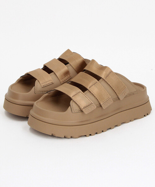 UGG W GOLDENGLOW SLIDE 厚底サンダル UGG/アグ W GOLDENGLOW SLIDE[23.0cm～24.0cm展開]/ゴールデングロウ
