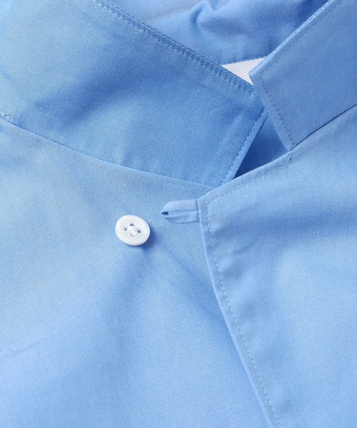 DIGAWEL(ディガウェル)の「Open-collar S/S shirt(シャツ/ブラウス・メンズ・ホワイト/ブルー系その他・2)」の4枚目の写真