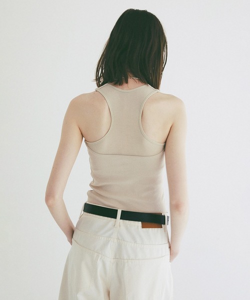 BACK SHEER TANK TOPS（タンクトップ）｜CLANE（クラネ）の