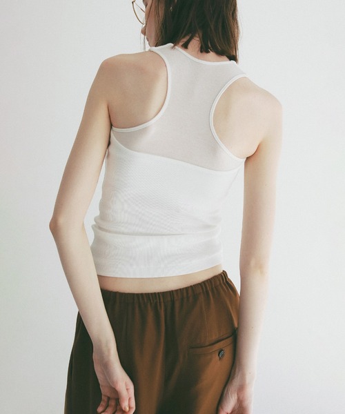 CLANE（クラネ）の「CLANE EDGY CUT TANK TOPS（タンクトップ）」 - WEAR
