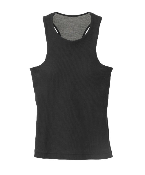 CLANE(クラネ)の「BACK SHEER TANK TOPS(タンクトップ・レディース・ホワイト/ベージュ/ブラック・1/2)」の14枚目の写真