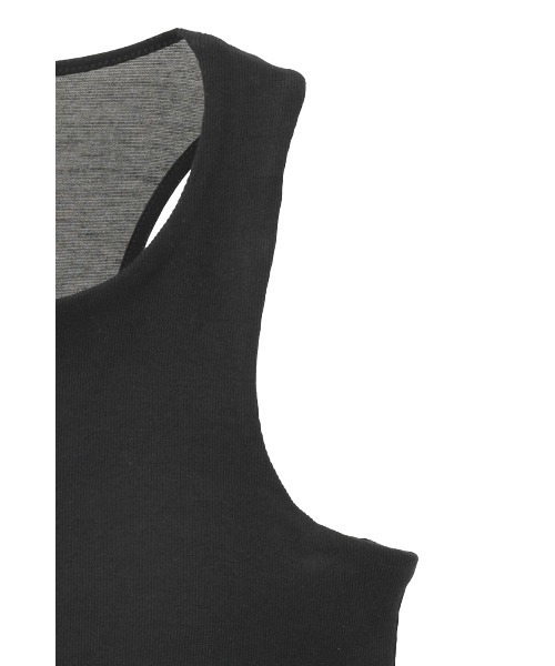 CLANE(クラネ)の「BACK SHEER TANK TOPS(タンクトップ・レディース・ホワイト/ベージュ/ブラック・1/2)」の17枚目の写真