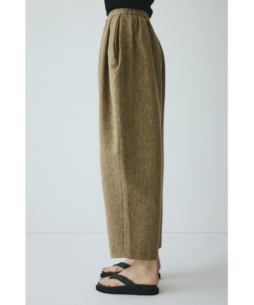 HeRIN.CYE(ヘリンドットサイ)の「Tweed butcher tuck pants / ツイードブッチャータックパンツ(スラックス・レディース・ブラック/ライトブルー/ベージュ・36/38)」の9枚目の写真