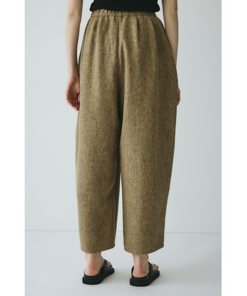 HeRIN.CYE(ヘリンドットサイ)の「Tweed butcher tuck pants / ツイードブッチャータックパンツ(スラックス・レディース・ブラック/ライトブルー/ベージュ・36/38)」の10枚目の写真