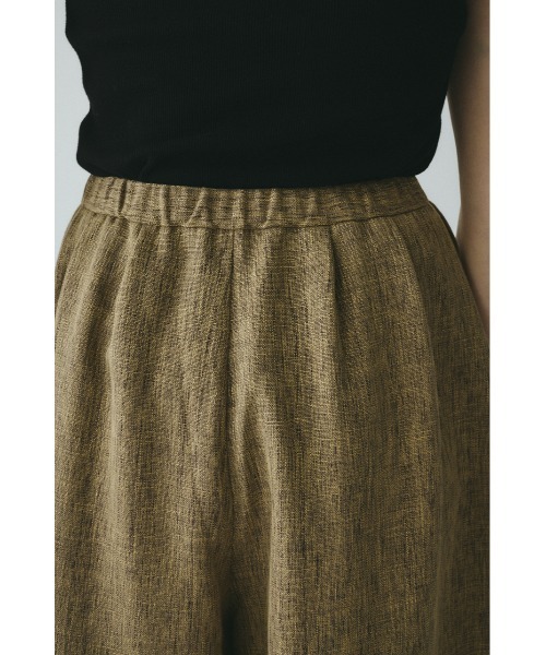 HeRIN.CYE(ヘリンドットサイ)の「Tweed butcher tuck pants / ツイードブッチャータックパンツ(スラックス・レディース・ブラック/ライトブルー/ベージュ・36/38)」の12枚目の写真
