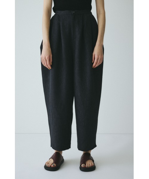HeRIN.CYE(ヘリンドットサイ)の「Tweed butcher tuck pants / ツイードブッチャータックパンツ(スラックス・レディース・ブラック/ライトブルー/ベージュ・36/38)」の15枚目の写真
