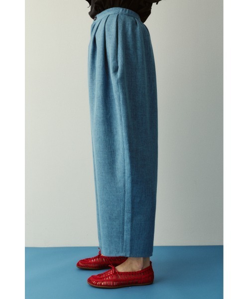 HeRIN.CYE(ヘリンドットサイ)の「Tweed butcher tuck pants / ツイードブッチャータックパンツ(スラックス・レディース・ブラック/ライトブルー/ベージュ・36/38)」の19枚目の写真