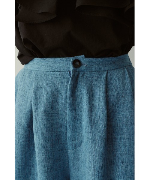 HeRIN.CYE(ヘリンドットサイ)の「Tweed butcher tuck pants / ツイードブッチャータックパンツ(スラックス・レディース・ブラック/ライトブルー/ベージュ・36/38)」の21枚目の写真
