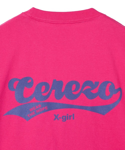 X-girl SPORTS(エックスガールスポーツ)の「CRZ O WE FAN GOODS S/S TEE/セレッソ大阪ヤンマーレディース(Tシャツ/カットソー・メンズ・ピンク/ホワイト・X-LARGE/LARGE/MEDIUM/SMALL)」の15枚目の写真