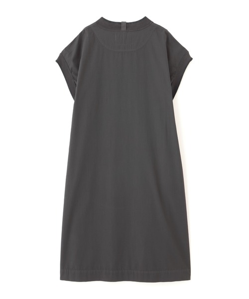 MHL.(エムエイチエル)の「GARMENT DYED COTTON POPLIN(ワンピース・レディース・ライム/チャコール・2/1)」の4枚目の写真