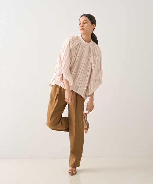 DESIGNWORKS(デザインワークス)の「ドライヴィスコースタックワイドパンツ(その他パンツ・レディース・キャメル・38/36)」の15枚目の写真