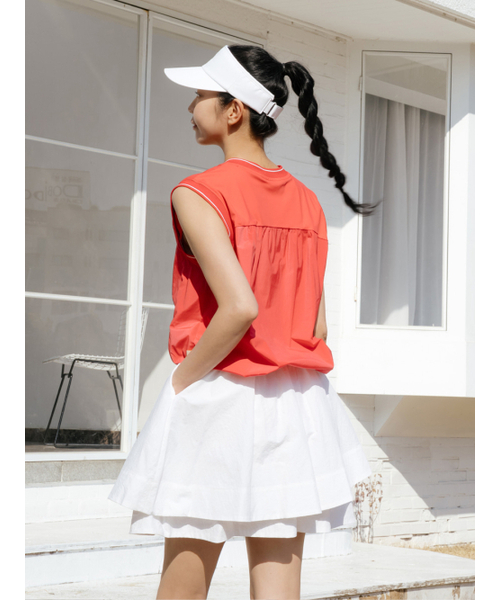 NITINA(ニティナ)の「シャーリングベストRD(ベスト・レディース・レッド・SMALL/MEDIUM)」の2枚目の写真