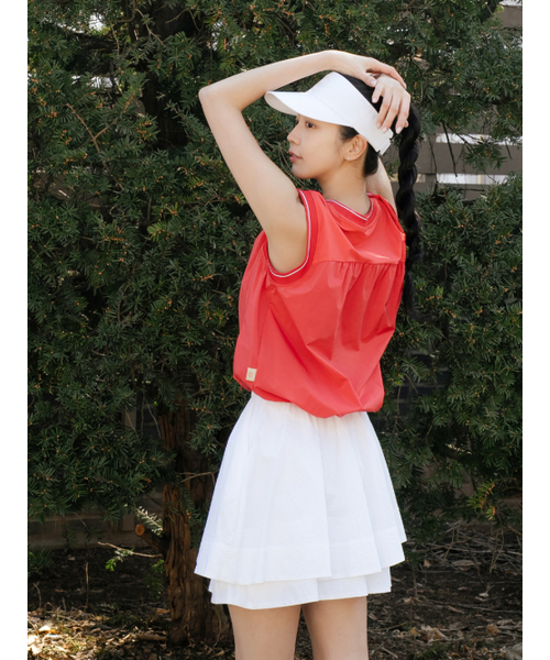 NITINA(ニティナ)の「シャーリングベストRD(ベスト・レディース・レッド・SMALL/MEDIUM)」の3枚目の写真