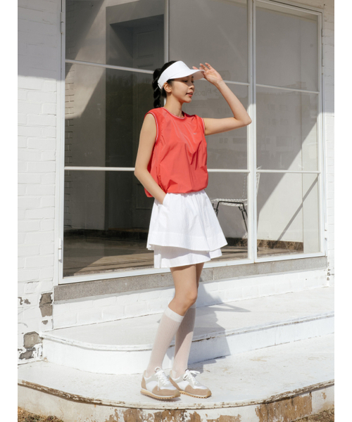 NITINA(ニティナ)の「シャーリングベストRD(ベスト・レディース・レッド・SMALL/MEDIUM)」の5枚目の写真